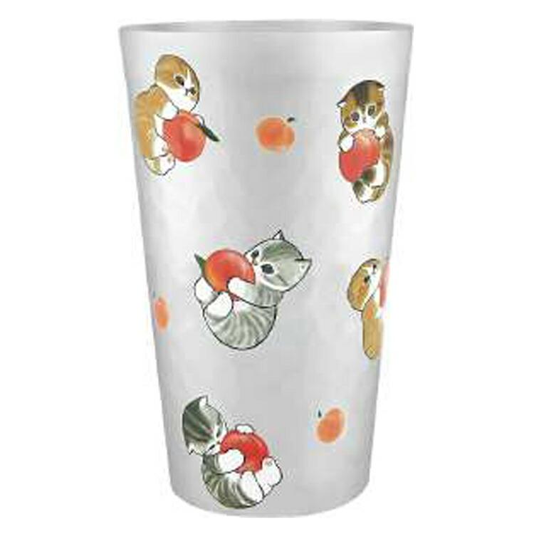 mofusand Aluminum Tumbler 450ml Peach Nyan Cat Japan 2024