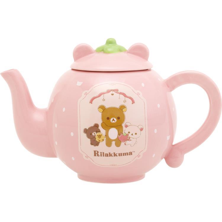 Rilakkuma Teapot Strawberry Lovely House San-X Japan 2024