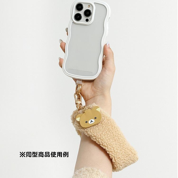 BASIC RILAKKUMA BOA Korilakkuma Smartphone Strap White San-X Japan 2025