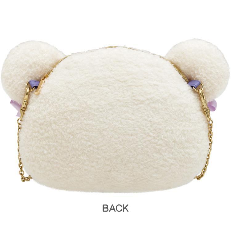 Korilakkuma Plush Pochette Bag Face Sky Cotton Candy San-X Japan 2024 Rilakkuma