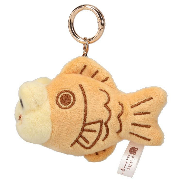 Pickles the Frog Plush Keychain Retro Cafe Taiyaki Japan 2025