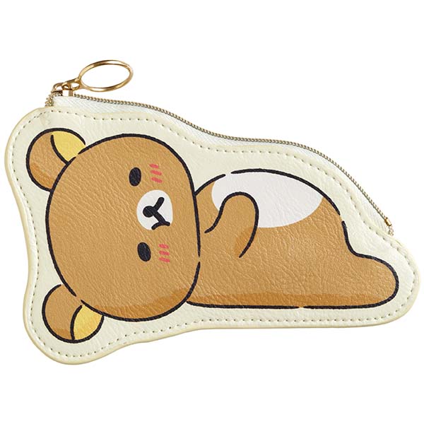 Rilakkuma Coin Case Pouch Manpuku Maku maku Everyone is Full San-X Japan