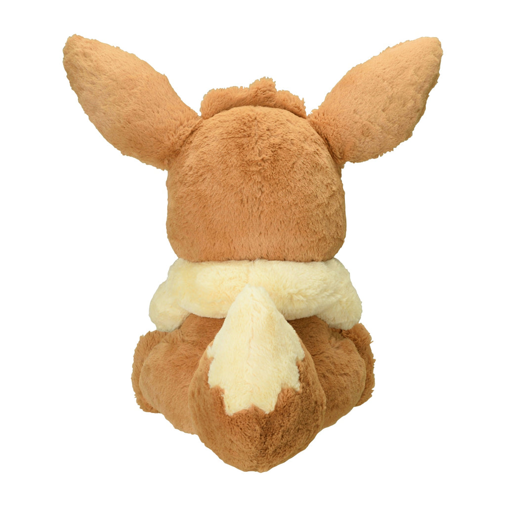 Eevee Eievui Fluffy Plush Doll BIG Pokemon Center Japan