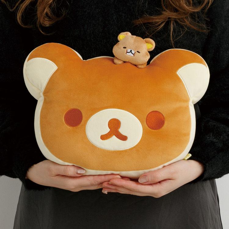 Rilakkuma Super Mochi Soft Plush Doll Face stay with me San-X Japan 2025