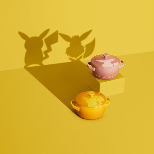 LE CREUSET Mini Cocotte Pikachu & Eevee Eievui Pokemon Center Japan 2024