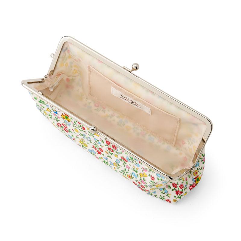 Hello Kitty Clasp Pen Case Pencil Pouch Liberty Fabrics White Sanrio Japan 2025