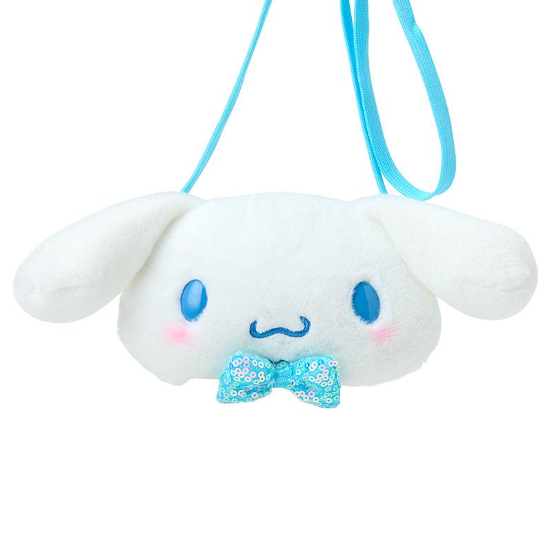 Cinnamoroll Kids Plush Neck Coin Case Pouch Face Shape Sanrio Japan 2025