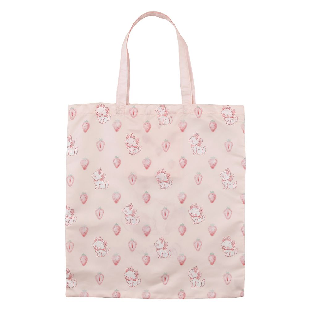 The Aristocats Marie Cat Eco Shopping Tote Bag STRAWBERRY Disney Store Japan