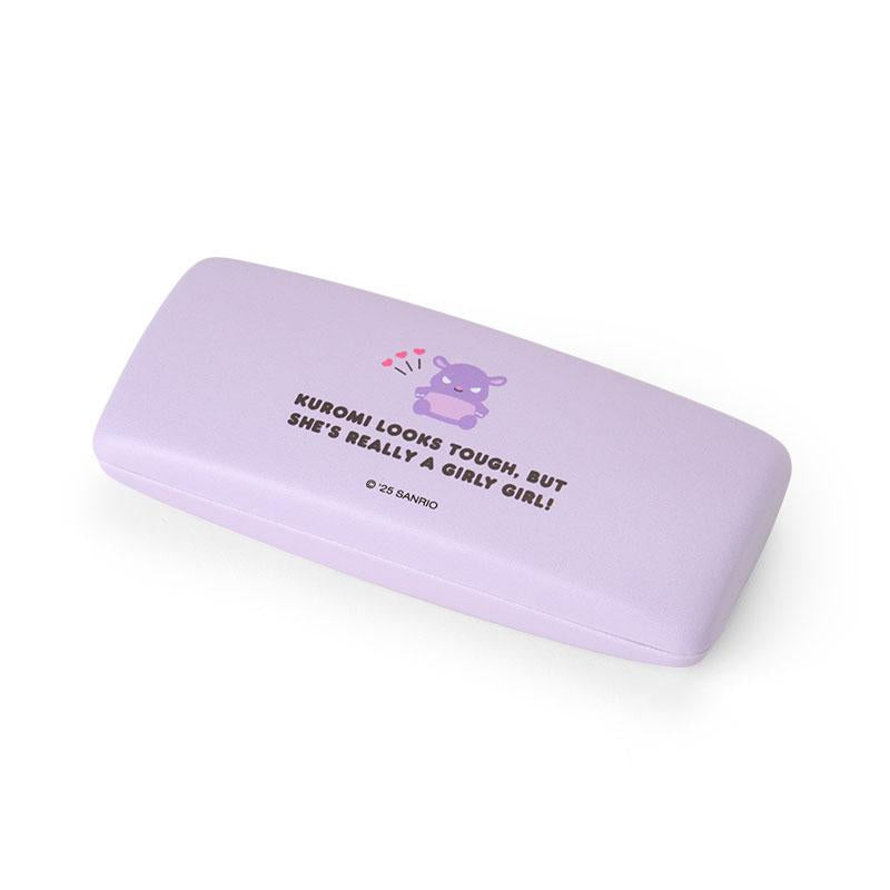 Kuromi Glasses Case with Cloth Purple Sanrio Japan 2025