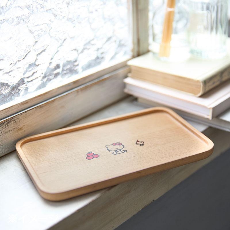 Hello Kitty Wood Tray Sanrio Japan 2024