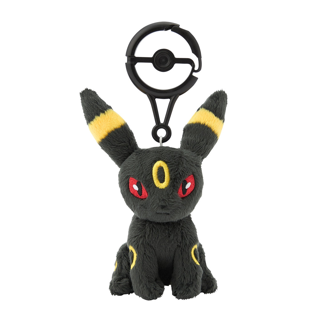 Umbreon Blacky Plush Keychain with Carabiner Pokemon Center Japan 2024