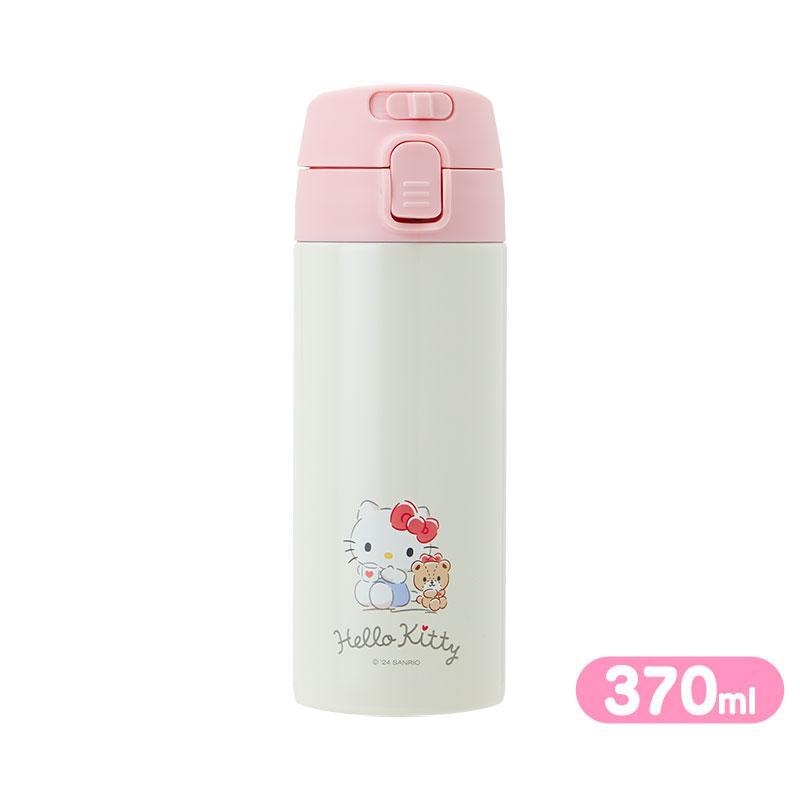 Hello Kitty Stainless Bottle 370ml Pink White Sanrio Japan