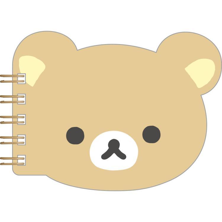 BASIC RILAKKUMA Favorite Things Ring Notebook Die-cut San-X Japan 2024