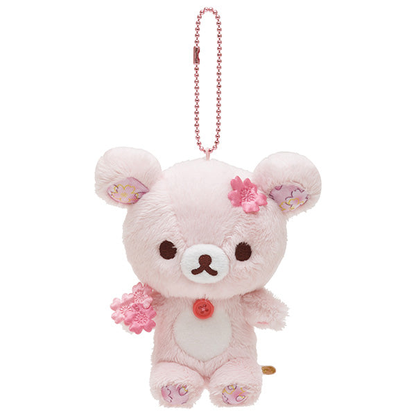 Korilakkuma Plush Keychain San-X Japan Sakura 2025 Rilakkuma