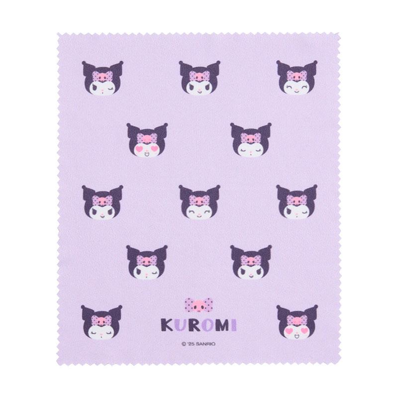 Kuromi Glasses Case with Cloth Purple Sanrio Japan 2025