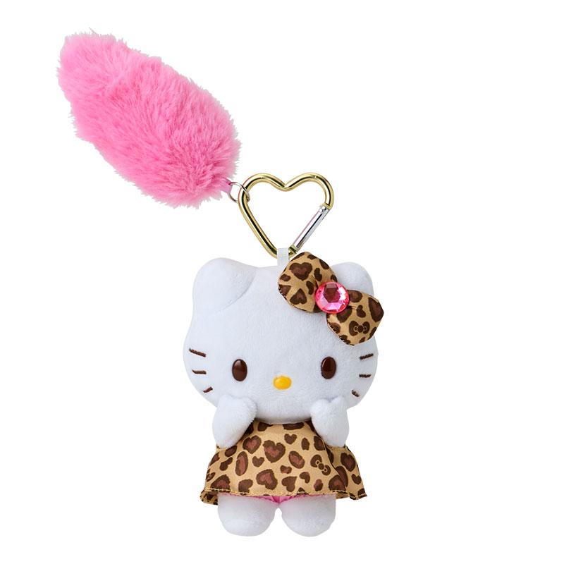 Hello Kitty Plush Keychain Tail Leopard GOGO GAL Collection Sanrio Japan