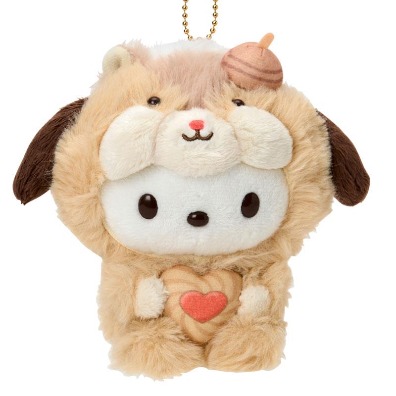 Pochacco Plush Mascot Holder Keychain Fluffy Squirrel Sanrio Japan 2025