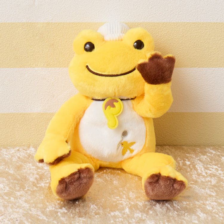 Pickles the Frog Bean Doll Plush Pudding Yellow Premium Shop 25 Japan Limit 2024