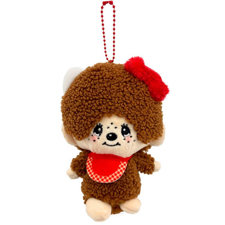 Monchhichi Hello Kitty Plush Keychain Sanrio Japan