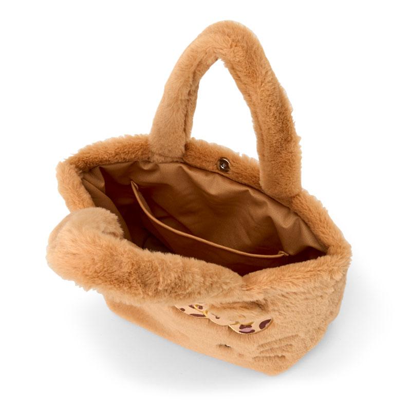 Hello Kitty Fur mini Tote Bag Brown Sanrio Japan 2025