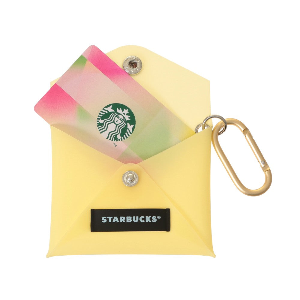 Starbucks Japan 2-layer TOGO ECO Bag Card Case Yellow 2025