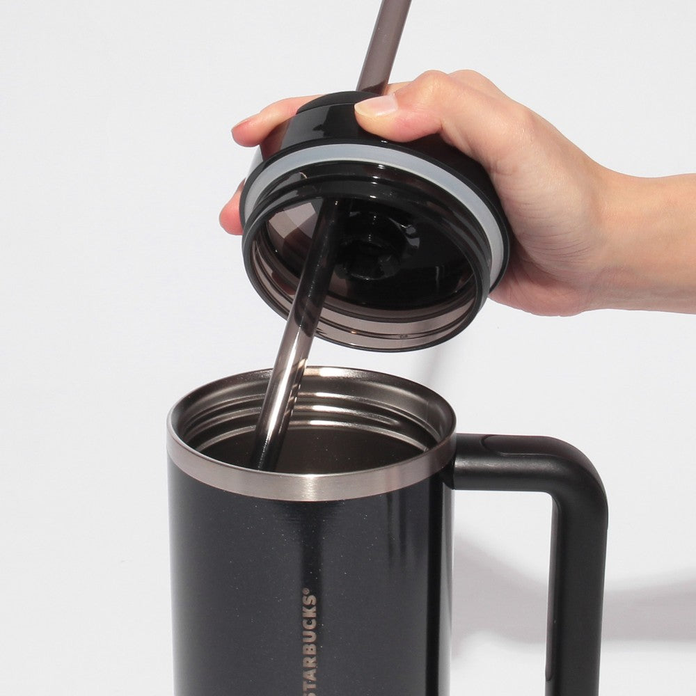Starbucks Japan STANLEY 3WAY Stainless Steel Tumbler Pearl Black 2025