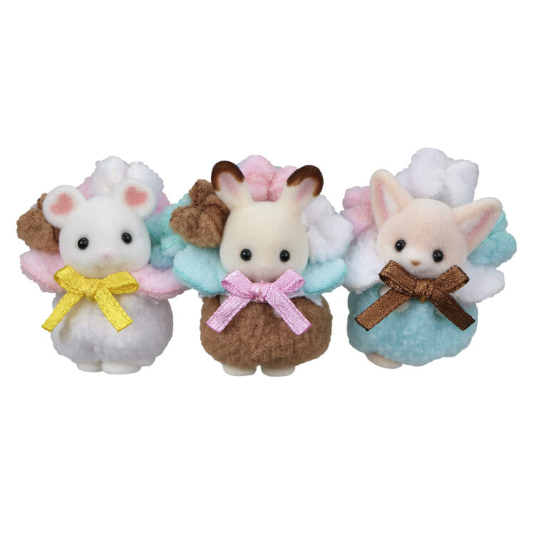 Sylvanian Families Little Baby Popcorns Rabbit Mouse Fox Set EPOCH Japan Limit