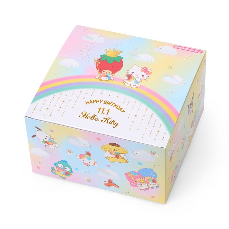 Hello Kitty Plush Doll Birthday Gift Box Strawberry Cake Sanrio Japan 2025
