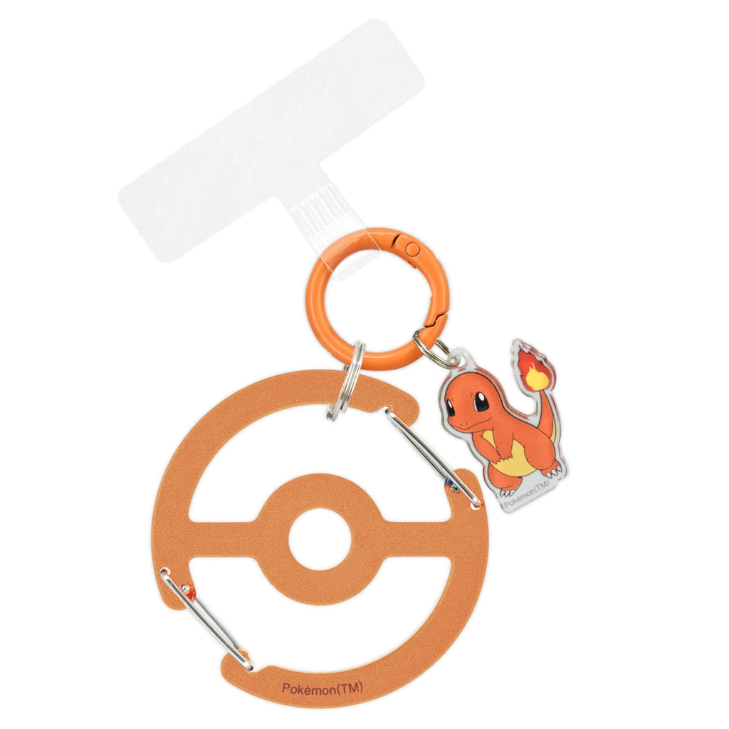 Charmander Hitokage Multi Ring for Smartphone Carabiner Pokemon Center Japan