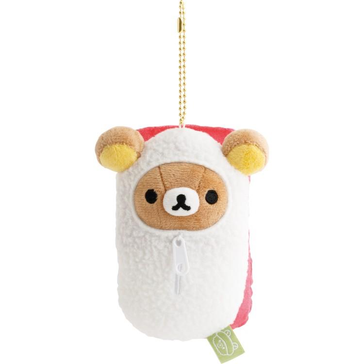 Rilakkuma Plush Keychain Sushi San-X Japan 2025
