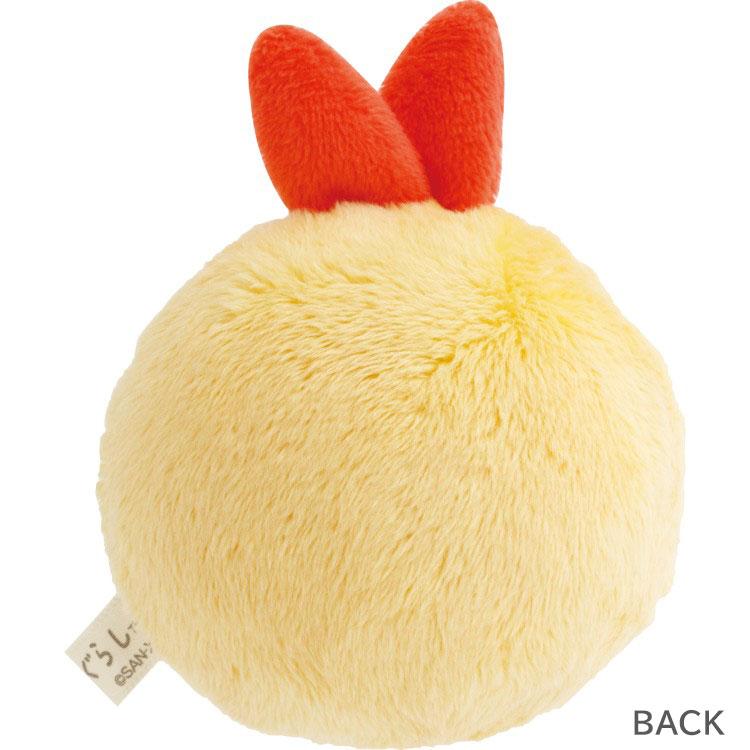 Sumikko Gurashi Fried Shrimp Tail Squish Round Plush Doll Face San-X Japan 2025