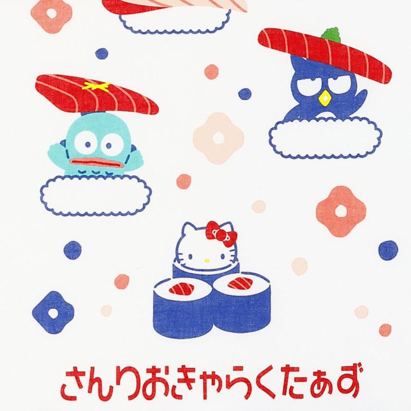 Hand towel Tenugui Sushi Sanrio Japan 2025