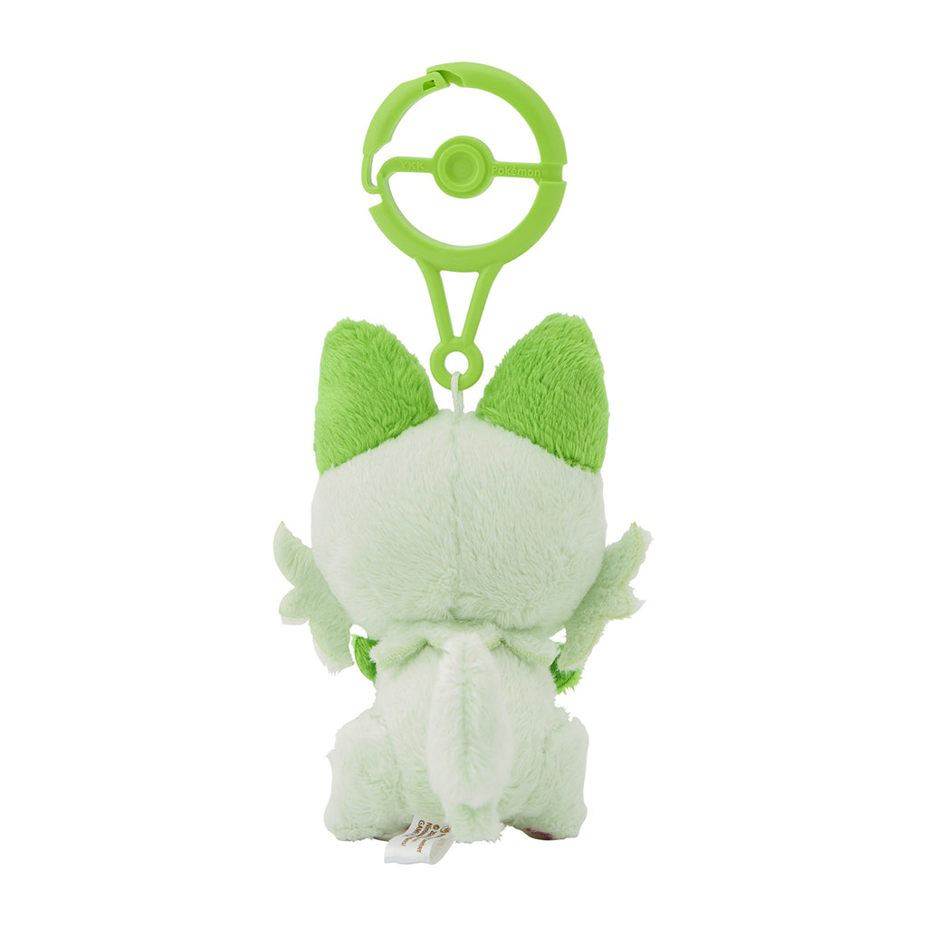 Sprigatito Nyahoja Plush Keychain with Carabiner Pokemon Center Japan 2024