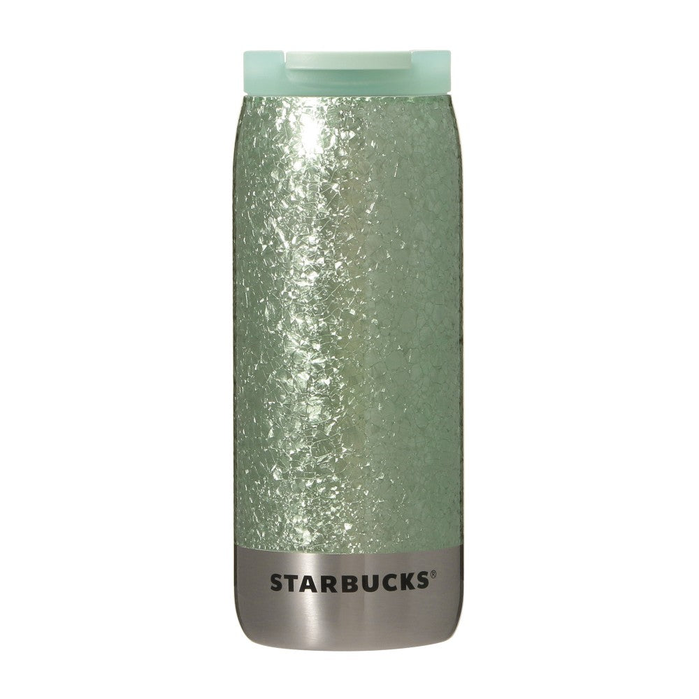 Can Shape Stainless Bottle Crack Mint Green 355ml Starbucks Japan 2025 Spring