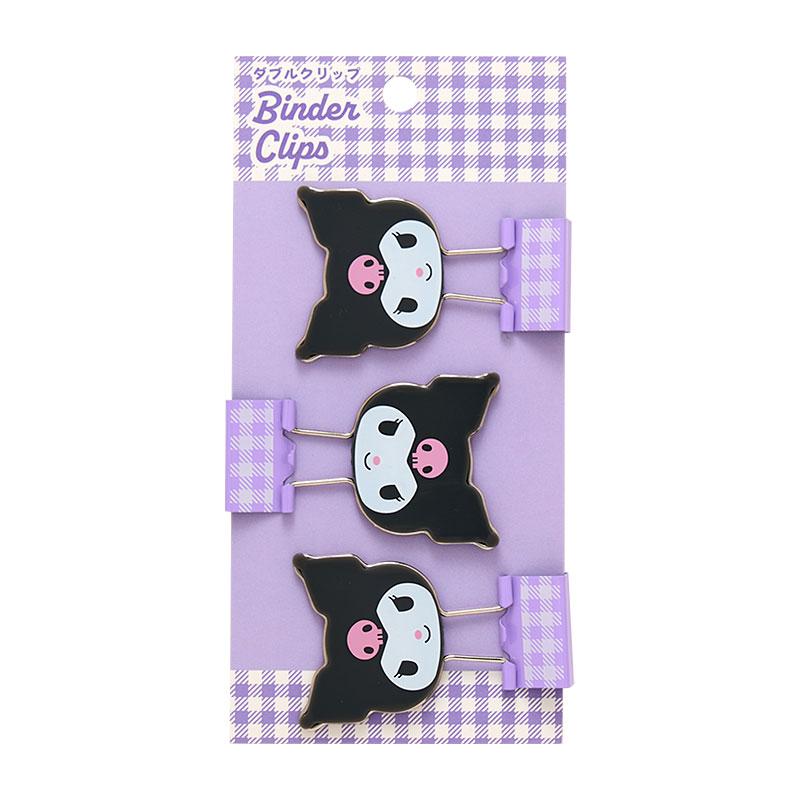 Kuromi Double Clip 3pcs Set Sanrio Japan 2025