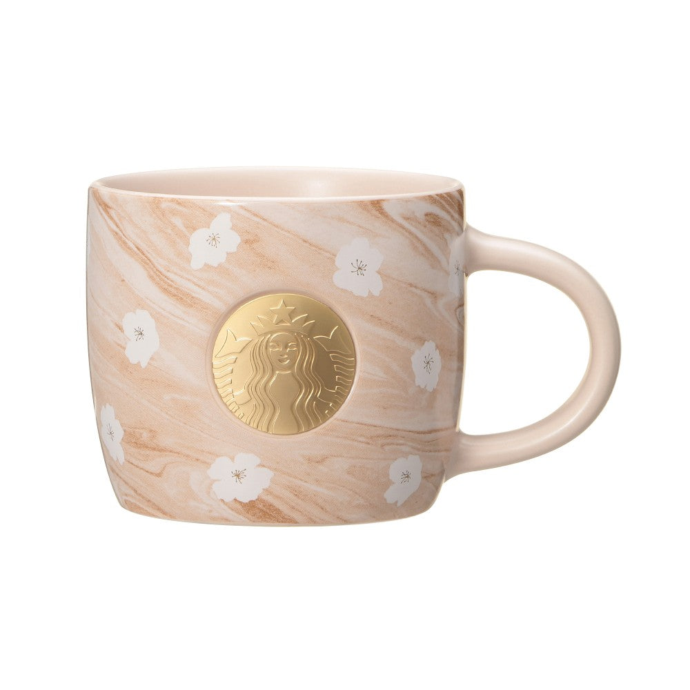 Starbucks Japan SAKURA 2025 Mug Cup Medal Marble 355ml