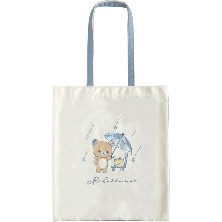 Rilakkuma Canvas Tote Bag Rain then Sunny San-X Japan 2025