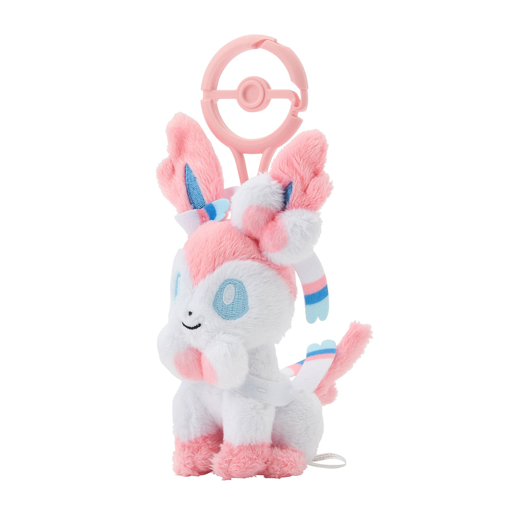 Sylveon Nymphia Plush Keychain with Carabiner Pokemon Center Japan 2024