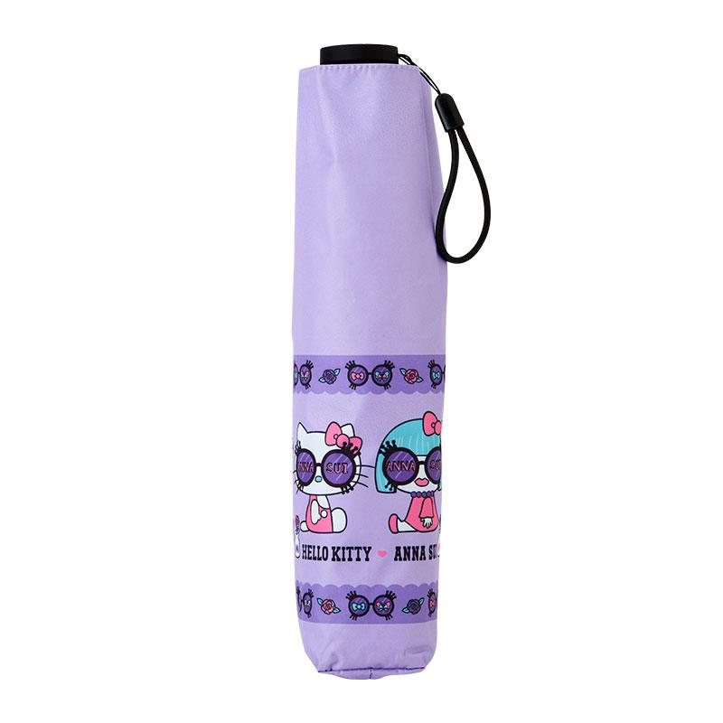 Hello Kitty ANNA SUI Folding Umbrella Purple Sanrio Japan 2024