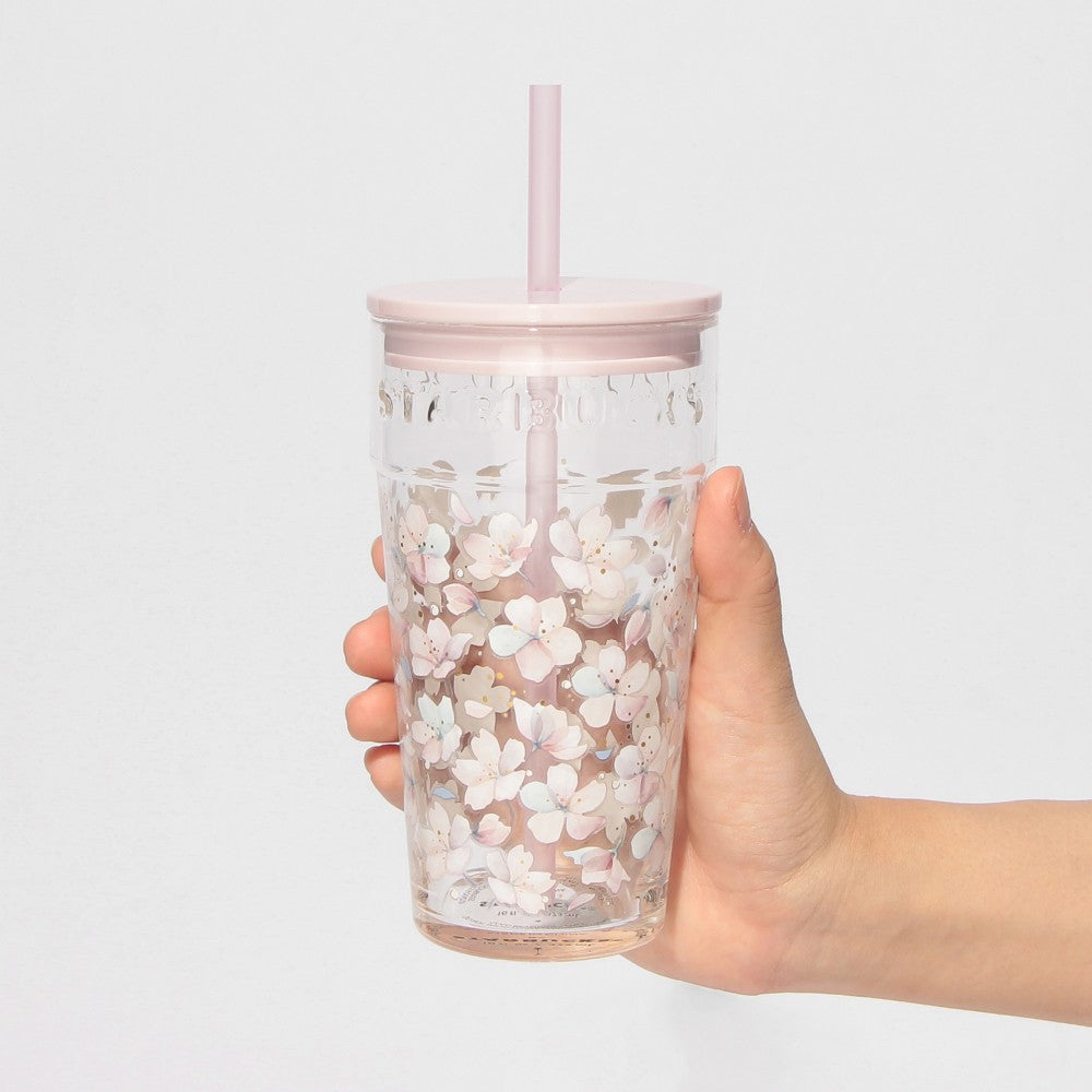 Starbucks Japan SAKURA 2025 Glass Tumbler 473ml