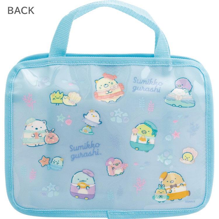 Sumikko Gurashi PVC Tote Bag Blue Penguin Lagoon San-X Japan 2025