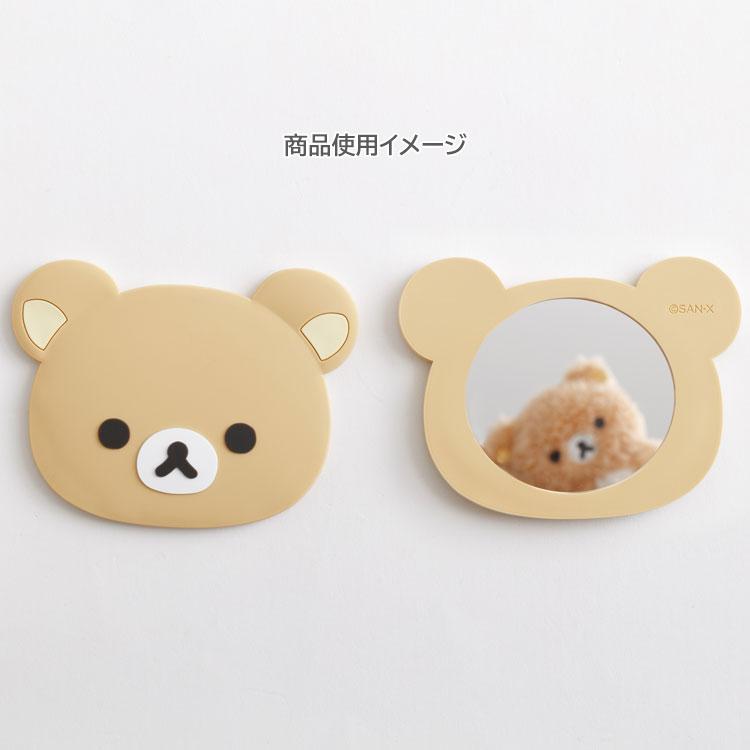 BASIC RILAKKUMA Flower Mirror Face Die-cut San-X Japan 2025
