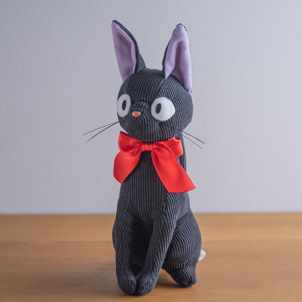Kiki's Delivery Service Jiji Corduroy Plush Doll Studio Ghibli Japan Cat