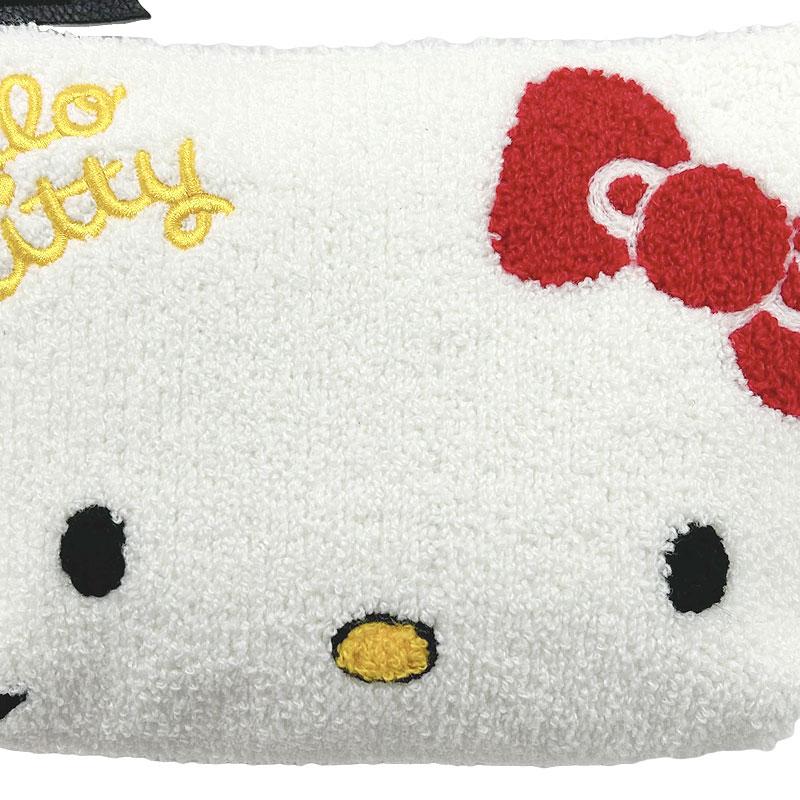 Hello Kitty Pouch Face Sagara Embroidery Sanrio Japan 2024