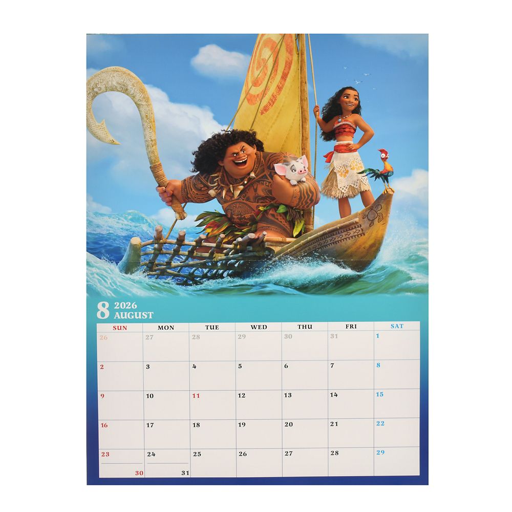Disney characters Wall Calendar 2026 Disney Store Japan 2025