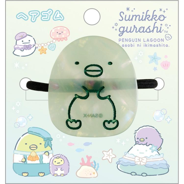Sumikko Gurashi Penguin ? Ponytail Holder Green Penguin Lagoon San-X Japan