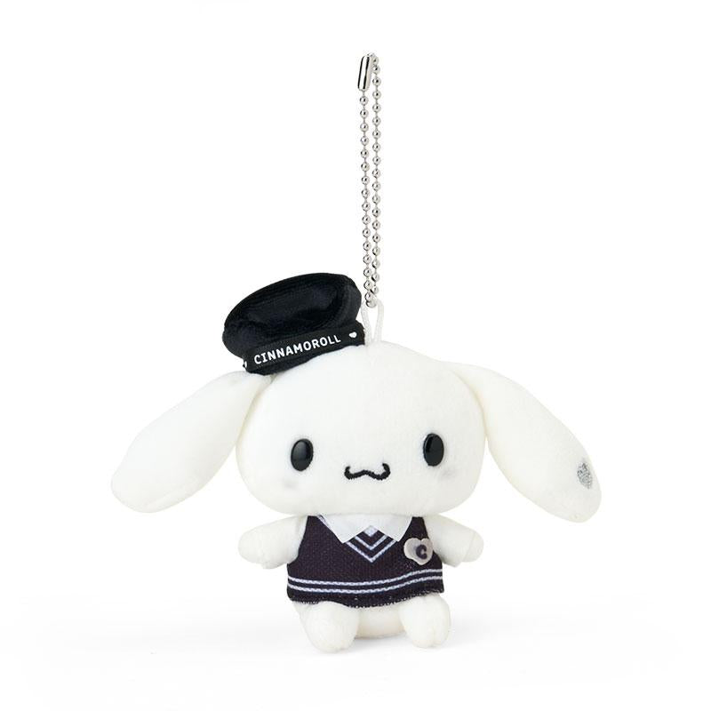 Cinnamoroll Plush Mascot Holder Keychain Monotone Sanrio Japan 2025