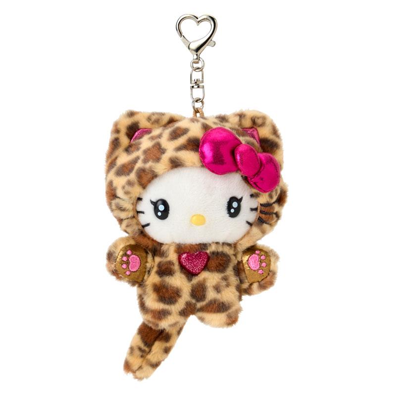 Hello Kitty Plush Mascot Holder Keychain Brown Gal Cat Sanrio Japan 2025