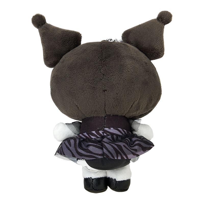 Kuromi Plush Mascot Holder Keychain Monotone Animal Sanrio Japan 2025