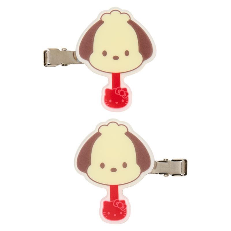 Pochacco Hair Clip Sanrio Characters Chocolate Japan